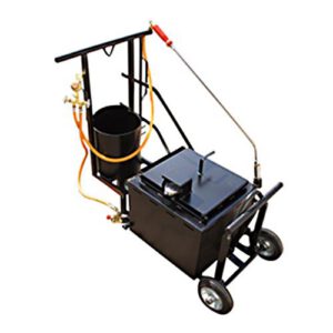 Bituma karsējamais katls - 50L (uz riteņiem)