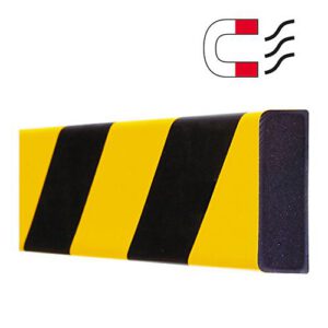 Taisnstūrveida stūru aizsargs ar aizvērtām sānu malām (magnētisks), 20x60x1000mm