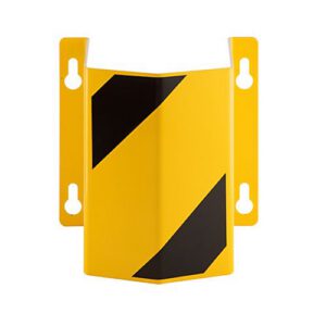 Metāla cauruļu aizsargbarjera, dzeltena ar melnu, 292x230x300mm [MO]