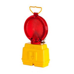 Sarkans brīdinājuma signāllukturis - LED (vieta 2 baterijām)