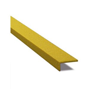 Stiklšķiedras pretslīdēšanas leņķis kāpnēm, dzeltens, 70x1000x30mm