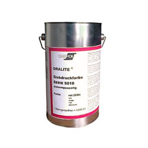 ORAFOL sietspiedes krāsa ORALITE® 5018 Screen Printing Ink, zaļa (5L)