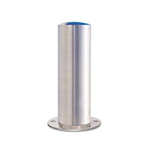 Nerūsējošā tērauda stabs BERLIN XL -  ar iekšējo atslēgu, d=204mm, h=600mm (400mm zem pamatnes)