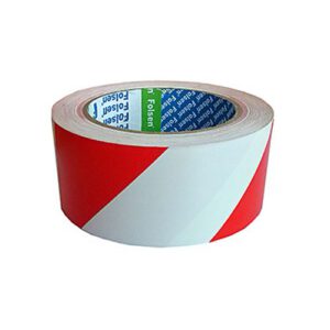 Pašlīmējoša norobežošanas lenta, sarkana ar baltu, 50mm x 33m