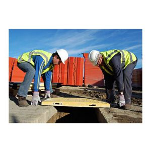 Ceļa plāksnes vidējais elements, 1500x500mm, dzeltens