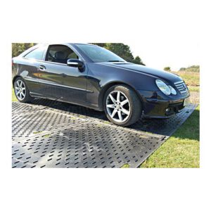 Aizsardzības plāksne pagaidu ceļu izbūvei, 2440x1220mm, sarkana