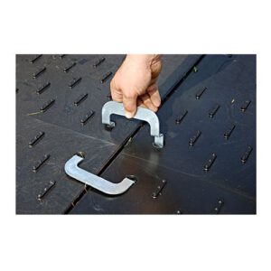 Savienojums zālāja aizsardzības plāksnei