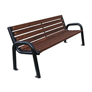 Atpūtas soliņš ar atzveltni, 150cm (ar 9 dēļiem), d=60,3mm