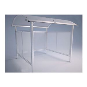 Nojume ar aizmugurējo un sānu sienām 5 velosipēdu novietošanai, 210x230cm