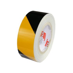 Oralite 5431 pašlīmējoša līmlenta (rullis), dzeltenmelna, h=50mm, atstarošanas klase 1, virziens pa labi