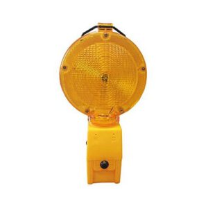 Brīdinājuma signāllukturis, dzeltens (bez baterijas) [LV]