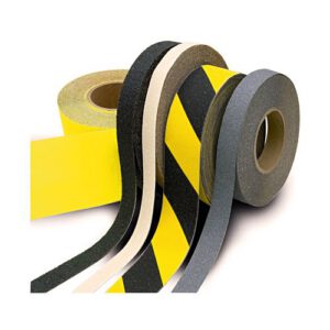 Pašlīmējoša lenta ar pretslīdēšanas pārklājumu, melna, 25mm x 18,3m