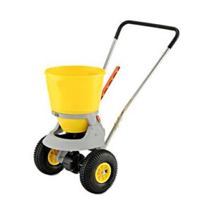 Smilts/sāls kaisītājs uz 2 riteņiem, 20L (ar kaisīšanas platuma ierobežotāju) [CE]