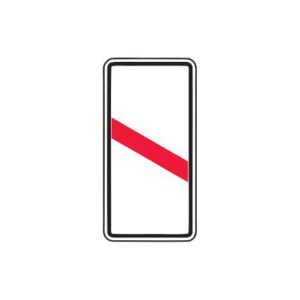 Brīdinājuma zīme Nr.141/Tuvojas dzelzceļa pārbrauktuve, 350x700mm, 2. atstarošanas klase