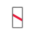 Brīdinājuma zīme Nr.141/Tuvojas dzelzceļa pārbrauktuve, 300x600mm, 1. atstarošanas klase