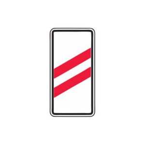 Brīdinājuma zīme Nr.138/Tuvojas dzelzceļa pārbrauktuve, 300x600mm, 2. atstarošanas klase