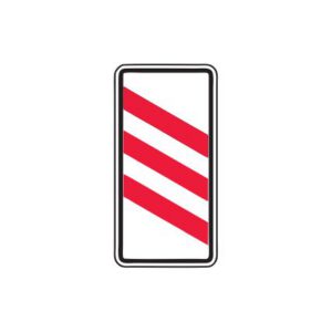 Brīdinājuma zīme Nr.137/Tuvojas dzelzceļa pārbrauktuve, 350x700mm, 2. atstarošanas klase