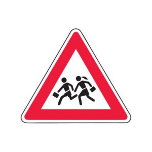 Brīdinājuma zīme Nr.121/Bērni, 700x700mm, 1. atstarošanas klase