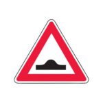 Brīdinājuma zīme Nr.113/Ātrumvalnis, 700x700mm, 2. atstarošanas klase