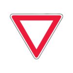 Priekšrocības zīme Nr.206/Dodiet ceļu, 700x700mm, 2. atstarošanas klase