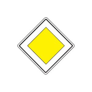 Priekšrocības zīme Nr.201/Galvenais ceļš, 700x700mm, 1. atstarošanas klase