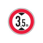 Aizlieguma zīme Nr.311/Augstuma ierobežojums, d.600mm, 2. atstarošanas klase