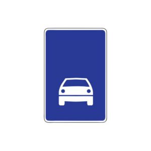 Norādījuma zīme Nr.552/Ātrgaitas ceļš, 900x1350mm, 1. atstarošanas klase