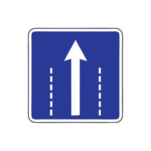 Norādījuma zīme Nr.514/Braukšanas virziens joslā, 700x700mm, 1. atstarošanas klase