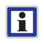 Servisa zīme Nr.619/Tūrisma informācija, 700x700mm, 1. atstarošanas klase