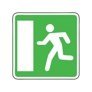 Nr.752/Avārijas izeja, 700x700mm, 1. atstarošanas klase