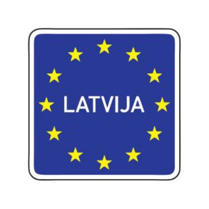 Nr.749/Valsts nosaukums, 900x900mm, 2. atstarošanas klase