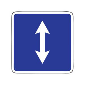 Nr.746/Maiņvirziena satiksme, 700x700mm, 1. atstarošanas klase