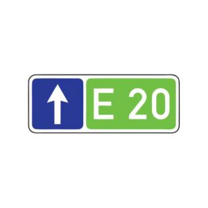 Nr.743/Ceļa numurs un virziens, 950x350mm, 2. atstarošanas klase