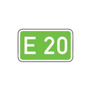 Nr.740/Ceļa numurs, 600x350mm, 1. atstarošanas klase