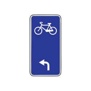 Papildzīme Nr.857/Velomaršruts, 250x500mm, 1. atstarošanas klase