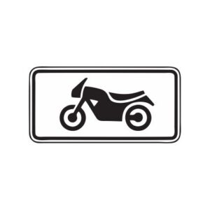 Papildzīme Nr.823/Transportlīdzekļa veids, 600x300mm, 2. atstarošanas klase