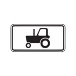Papildzīme Nr.822/Transportlīdzekļa veids, 700x350mm, 1. atstarošanas klase
