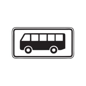 Papildzīme Nr.821/Transportlīdzekļa veids, 700x350mm, 2. atstarošanas klase