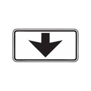 Papildzīme Nr.817/Braukšanas josla, 700x350mm, 2. atstarošanas klase