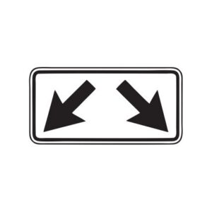 Papildzīme Nr.811/Darbības zona, 700x350mm, 1. atstarošanas klase