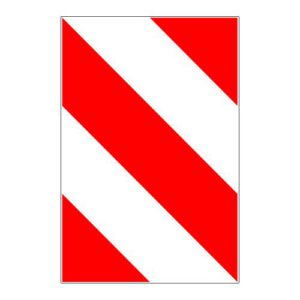 Vertikālais apzīmējums Nr.907, 500x750mm, 2. atstarošanas klase