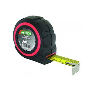 Metāla mērlenta ar gumijas korpusu (pašfiksējoša), 3m x 25mm