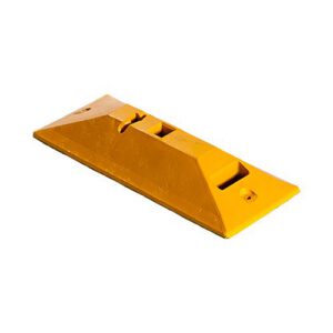 Autoceļu atdalīšanas barjera, PVC,  620x250x100mm, dzeltena