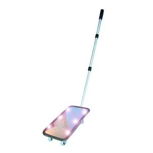 Auto apskates spogulis 20x40cm (uz riteņiem, ar LED apgaismojumu)