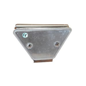 Ceļa barjeru atstarotājs (montējams barjerā, abpusējs), balts