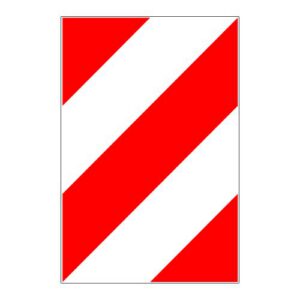 Vertikālais apzīmējums Nr.906, 500x750mm, 1. atstarošanas klase