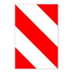 Vertikālais apzīmējums Nr.907, 500x750mm, 1. atstarošanas klase