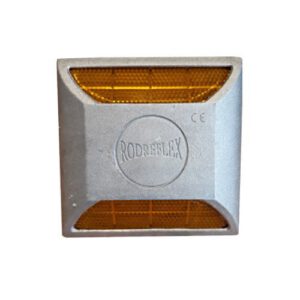 Ceļa atstarotājs 105x105mm, dzeltens/dzeltens