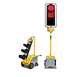 NISSEN mobilais luksofors LZA 500-LED ar laika atskaiti (komplekts - 2gab.)