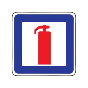 Servisa zīme Nr.632/Ugunsdzēšamais aparāts, 600x900mm, 1. atstarošanas klase